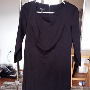 Brand New Talbots Black Ponte Knit Dress Size 6P